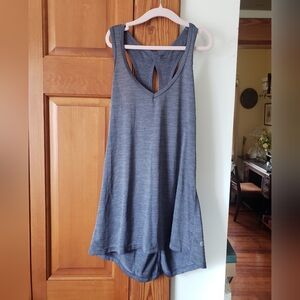 Like New Champion Open Baco Twist Racerback Tank Top Charcoal Grey Small